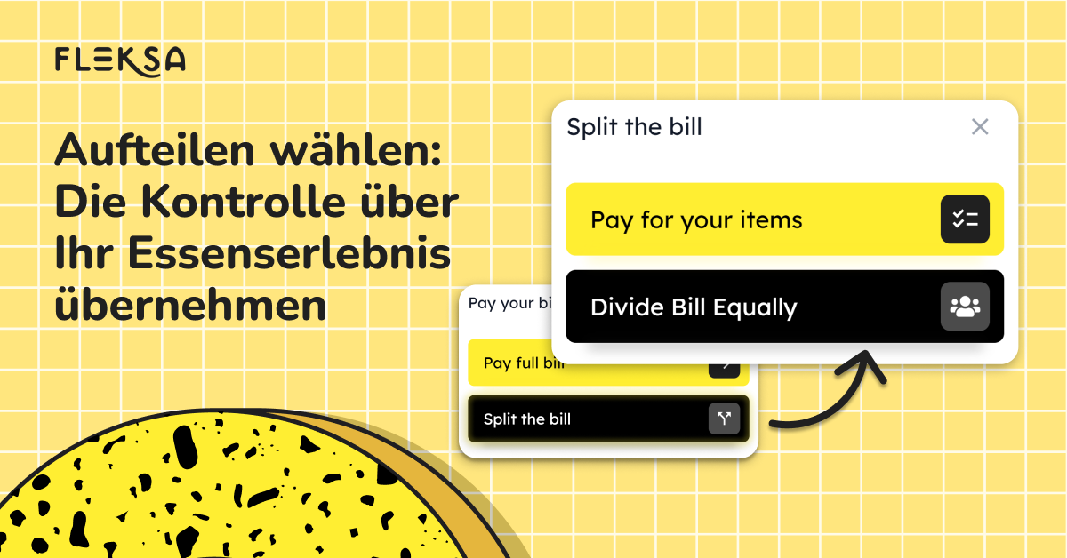 Rechnungen splitten: Die Split-Pay-Funktion von Fleksa verändert das Restaurant-Erlebnis